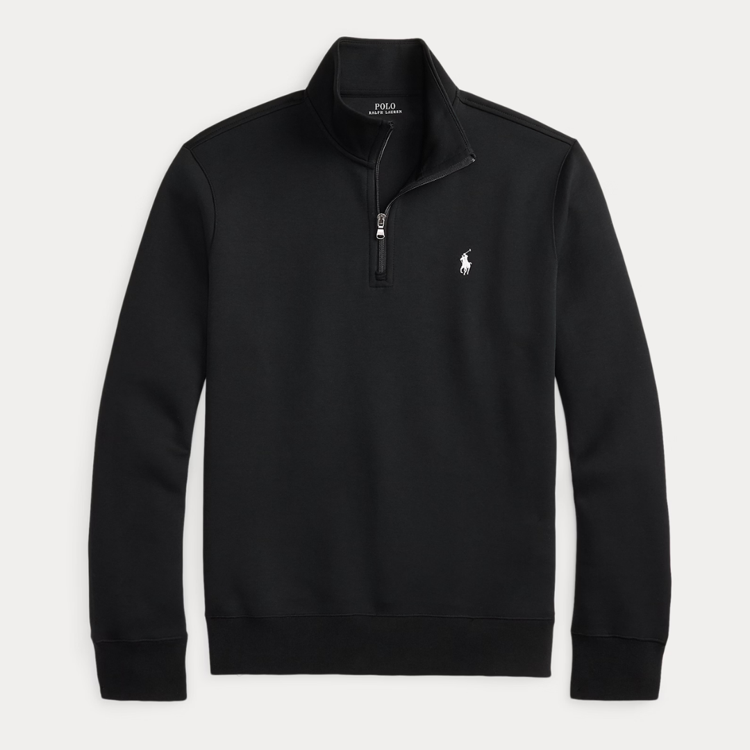 Pullover a maglia doppia con cerniera