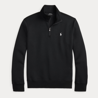 Pullover a maglia doppia con cerniera