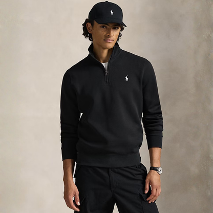 Pullover a maglia doppia con cerniera